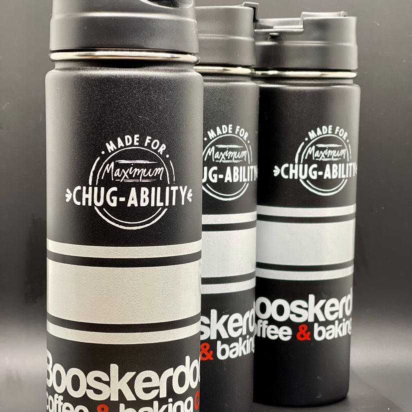 "Maximum Chugability" 20 oz Boosk Stainless Steel Traveler